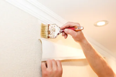 Pose de papier peint à Cléry — revêtements muraux et toiles de verre